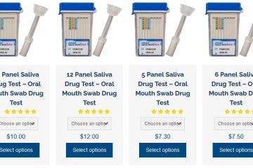 Saliva drug test kits