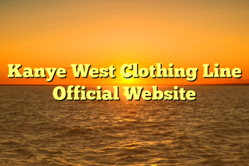 Kanye West Clothing Line Official Website