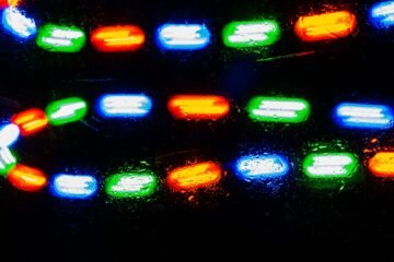 close up photo of colorful lights